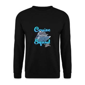 Cruise Ship Cruise Squad 2023 Cruise - Sweat-shirt Unisexe - noir - Devant - Alina (178cm) & Michal (187cm)