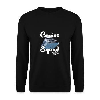 Cruise Ship Cruise Squad 2023 Cruise - Sweat-shirt Unisexe - noir - Devant - Alina (178cm) & Michal (187cm)