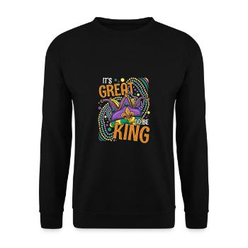 Carnaval de Mardi Gras Carnaval - Sweat-shirt Unisexe - noir - Devant - Alina (178cm) & Michal (187cm)