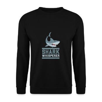 Taucher Tauchen Design Schnorcheln - Unisex Pullover - Schwarz - Vorne - Alina (178cm) & Michal (187cm)