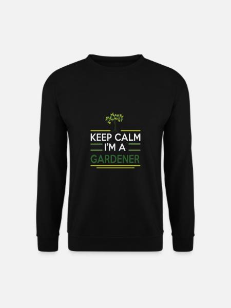 Garten Motiv Gärtner & Gärtnerin Spruch - Unisex Pullover - Schwarz