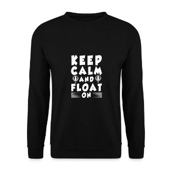 Heißluftballon & Ballon Fahrer Geschenk - Unisex Pullover - Schwarz - Vorne - Alina (178cm) & Michal (187cm)