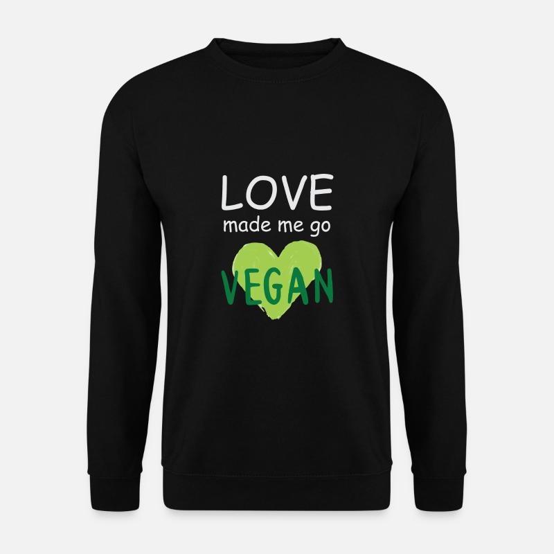 Vegan Fleischlos Tierlieb & Veganer - Unisex Pullover - Schwarz