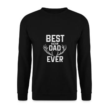 Jagen Jagdspruch & Jäger Geschenkidee - Unisex Pullover - Schwarz - Vorne - Alina (178cm) & Michal (187cm)
