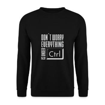 Lustiger Informatiker Spruch, Informatik - Unisex Pullover - Schwarz - Vorne - Alina (178cm) & Michal (187cm)