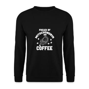 Biologie Lehrer Motiv Naturwissenschaft - Unisex Pullover - Schwarz - Vorne - Alina (178cm) & Michal (187cm)