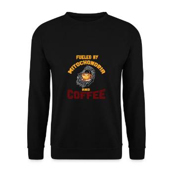 Biologie Lehrer Motiv Naturwissenschaft - Unisex Pullover - Schwarz - Vorne - Alina (178cm) & Michal (187cm)