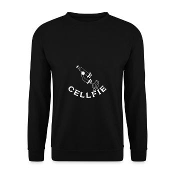 Biologie Lehrer Motiv Naturwissenschaft - Unisex Pullover - Schwarz - Vorne - Alina (178cm) & Michal (187cm)