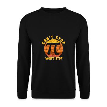 Lustiger Mathe Lehrer Spruch Mathematik - Unisex Pullover - Schwarz - Vorne - Alina (178cm) & Michal (187cm)