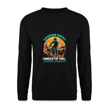 VTT de descente VTT - Sweat-shirt Unisexe - noir - Devant - Alina (178cm) & Michal (187cm)