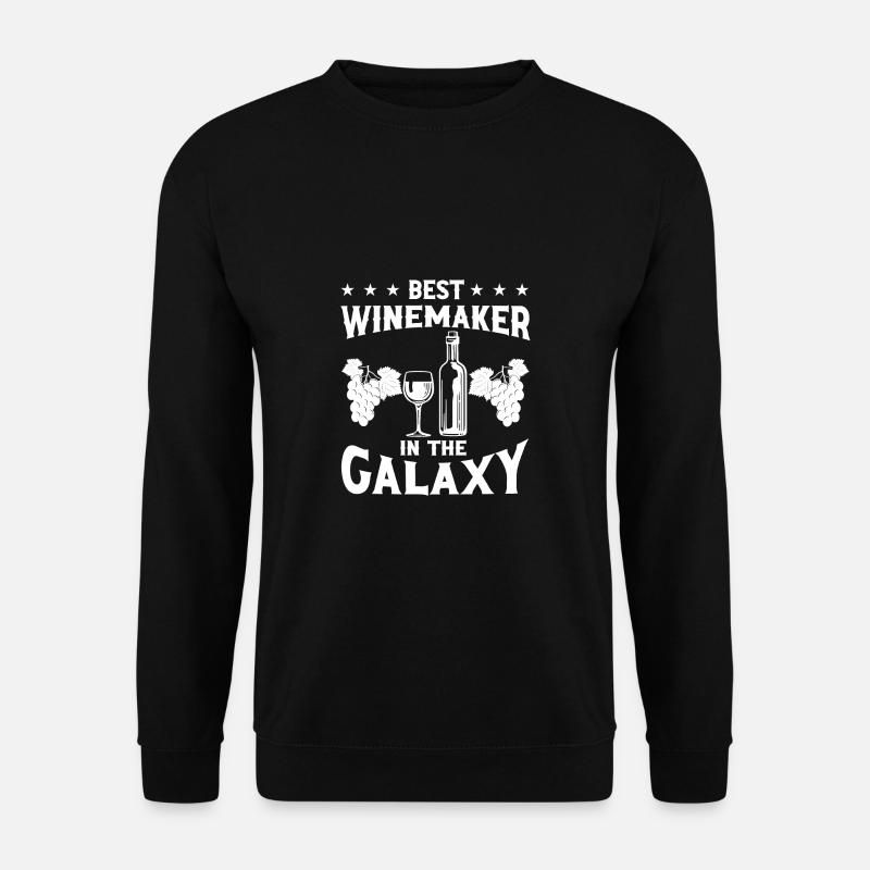 Winzer Wein Spruch für Weinliebhaber - Unisex Pullover - Schwarz