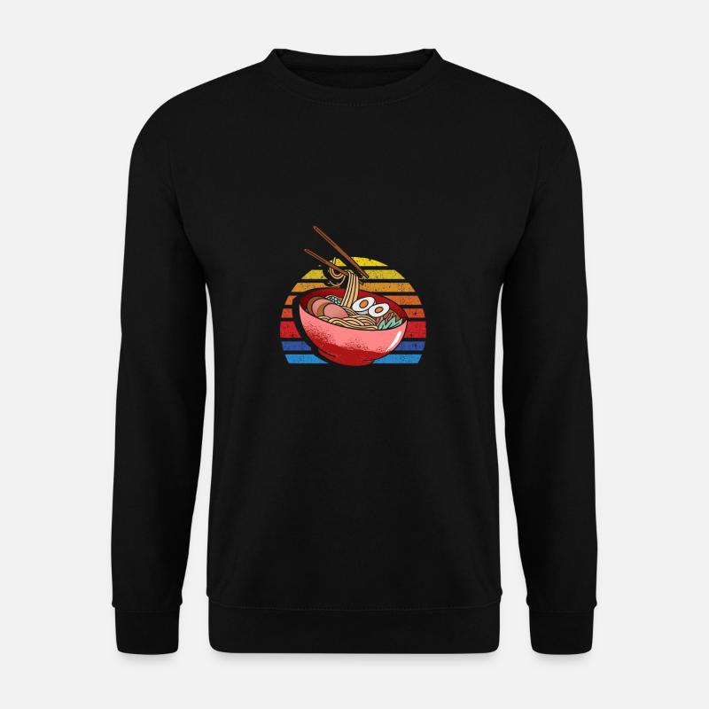Ramen Bowl Pasta Japan Kawaii Ramen - Unisex Pullover - Schwarz