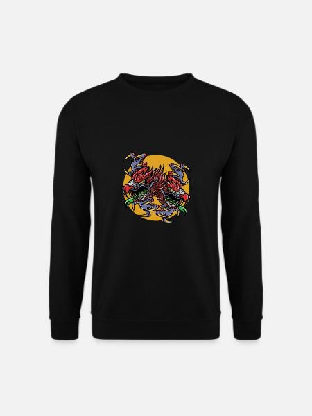 Magic Dungeon Dragon Fantasy RPG - Unisex Pullover - Schwarz