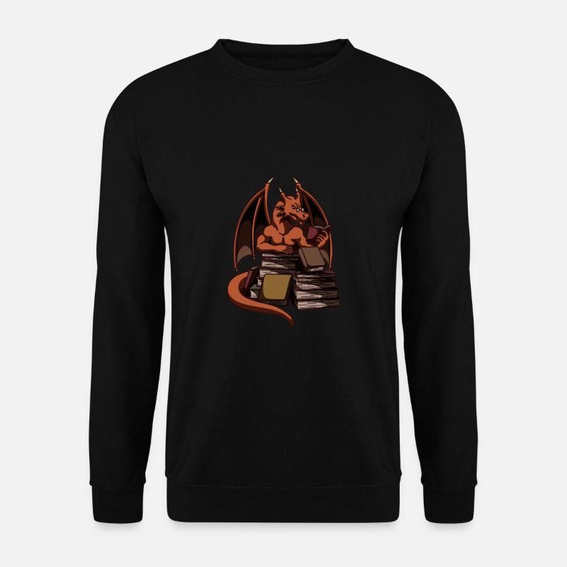 Drachenlesender magischer Dungeon - Unisex Pullover - Schwarz