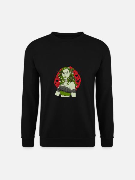 Ancient God Greek Medussa Mythology - Unisex Sweatshirt - black