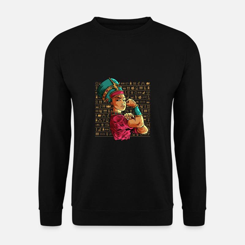 Fighting Cleopatra Egyptian Mythology - Unisex Sweatshirt - black