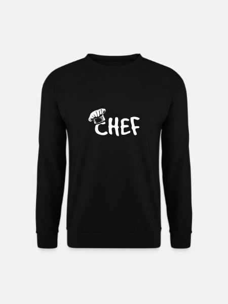 Cuisine Dish Cooking Kitchen Food Chef - Unisex Sweatshirt - black