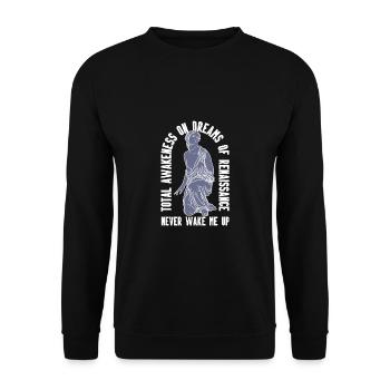 Rêves de la mythologie grecque de la Renaissance - Sweat-shirt Unisexe - noir - Devant - Alina (178cm) & Michal (187cm)