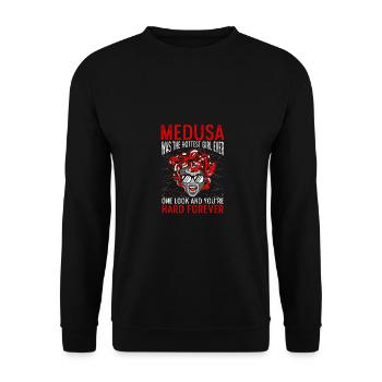 Méduse fille la plus chaude de la mythologie grecque - Sweat-shirt Unisexe - noir - Devant - Alina (178cm) & Michal (187cm)