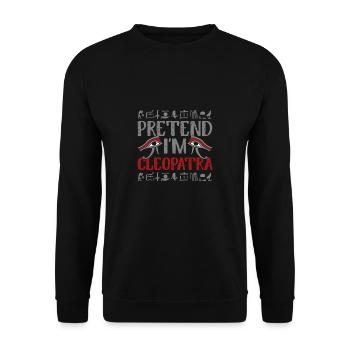 Mythologie de Fallopâtre - Sweat-shirt Unisexe - noir - Devant - Alina (178cm) & Michal (187cm)