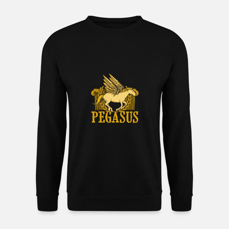 Déesse mythique Pégase Mythologie grecque - Sweat-shirt Unisexe - noir