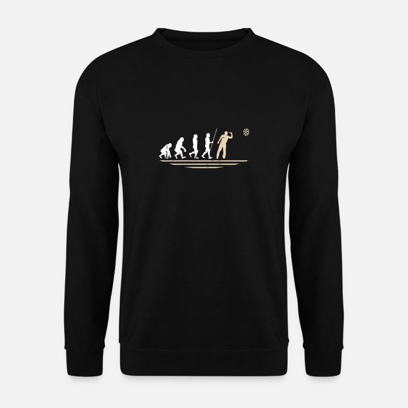 Dart d’art Dart d’évolution - Sweat-shirt Unisexe - noir