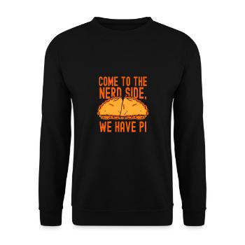Côté nerd du boulanger, nous avons Pi Baking - Sweat-shirt Unisexe - noir - Devant - Alina (178cm) & Michal (187cm)
