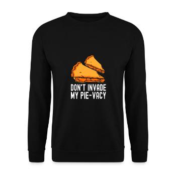 Baker n’envahit pas ma pâtisserie pievacy - Sweat-shirt Unisexe - noir - Devant - Alina (178cm) & Michal (187cm)