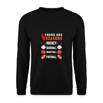 Paniers Il y a des saisons Basketball - Sweat-shirt Unisexe - noir - Devant - Alina (178cm) & Michal (187cm)