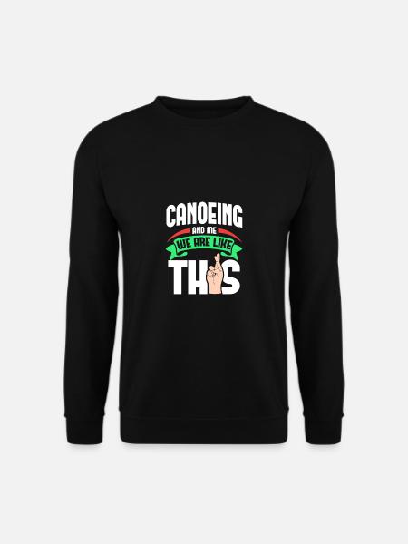 Canoë-moi, c’est comme - Sweat-shirt Unisexe - noir