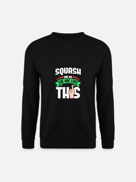 Squash Me sont comme - Sweat-shirt Unisexe - noir