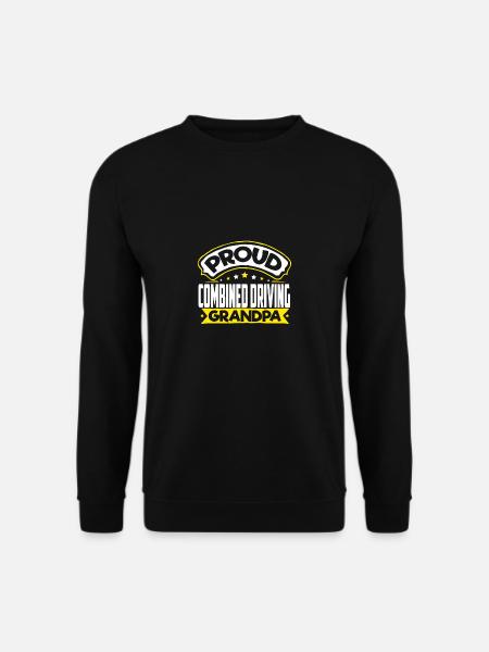Sport Opa Kombi Fahren Opa - Unisex Pullover - Schwarz
