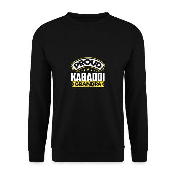Sports Papi Kabaddi Papi - Sweat-shirt Unisexe - noir - Devant - Alina (178cm) & Michal (187cm)