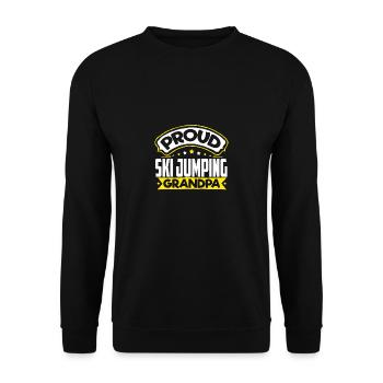 Sports Papi Saut à ski Papi - Sweat-shirt Unisexe - noir - Devant - Alina (178cm) & Michal (187cm)