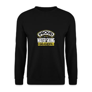 Sports Papi Ski nautique Papi - Sweat-shirt Unisexe - noir - Devant - Alina (178cm) & Michal (187cm)