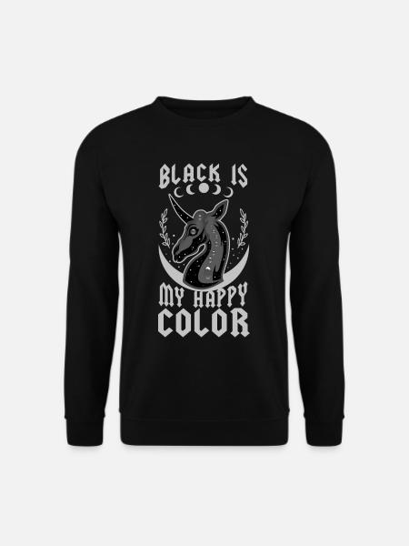 Black Is My Happy Color - Unisex Pullover - Schwarz