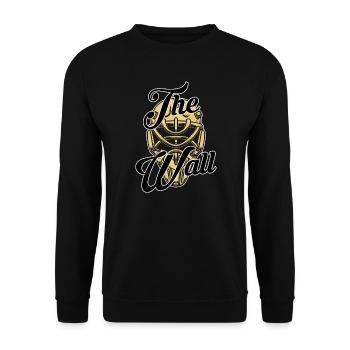 The Wall - Unisex Pullover - Schwarz - Vorne - Alina (178cm) & Michal (187cm)