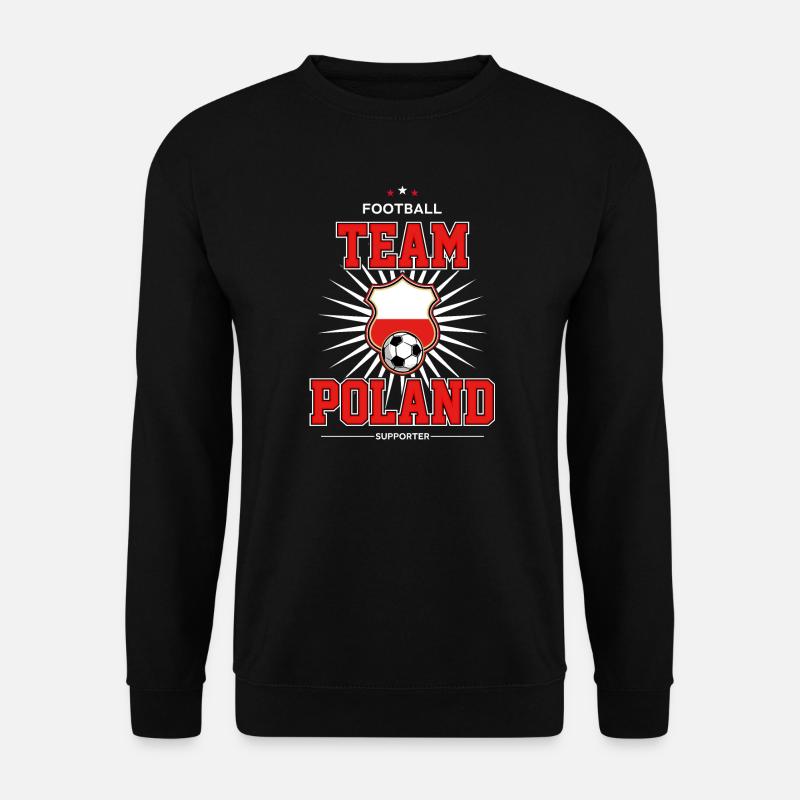 Poland - Unisex Pullover - Schwarz