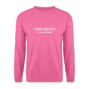 Long Beach California USA - Unisex Pullover - Pink - Vorne