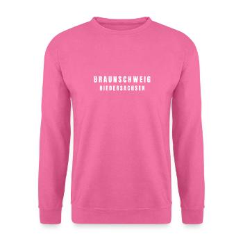 Braunschweig Niedersachsen - Unisex Pullover - Pink - Vorne