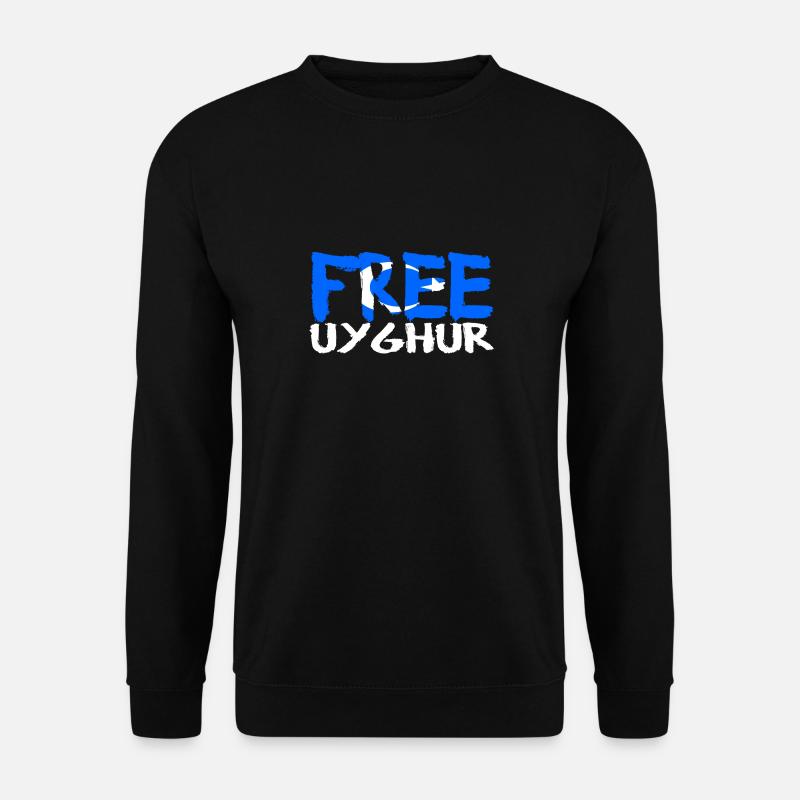 Free Uyghur - Unisex Pullover - Schwarz