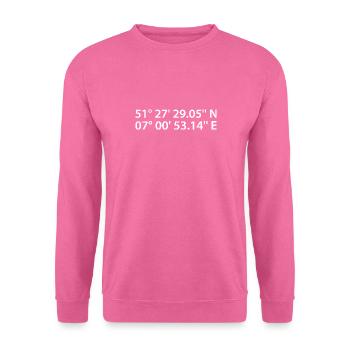 Coordonnées des aliments - Sweat-shirt Unisexe - rose - Devant