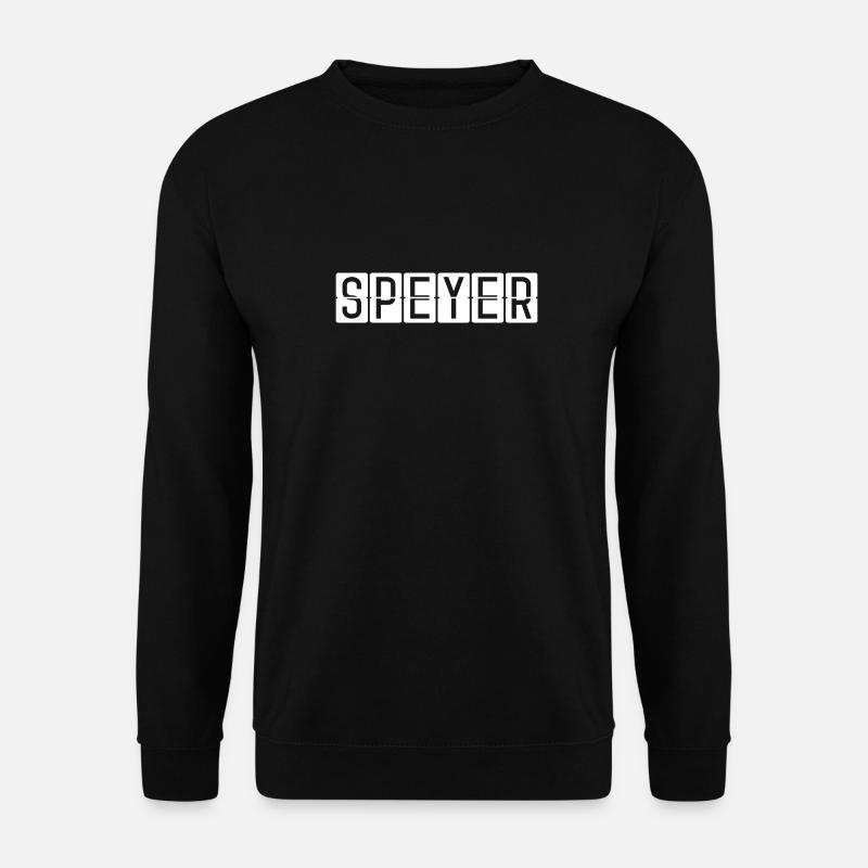 Speyer Flughafentafel - Unisex Pullover - Schwarz