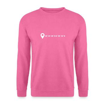 Wetzlar Koordinaten - Unisex Pullover - Pink - Vorne