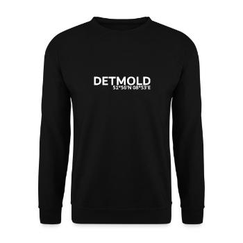Detmold Koordinaten - Unisex Pullover - Schwarz - Vorne - Alina (178cm) & Michal (187cm)