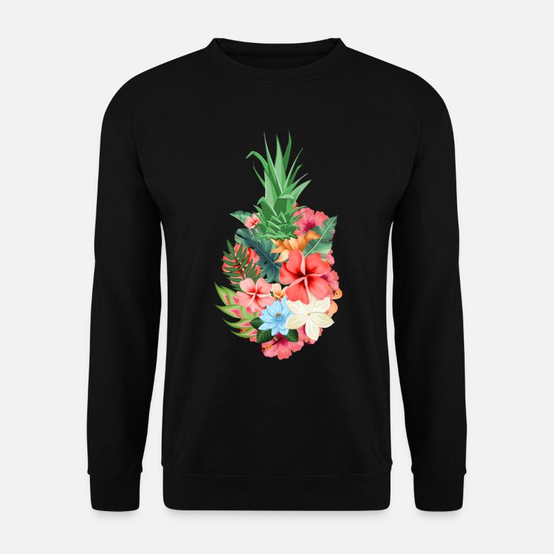 Ananas - Unisex Pullover - Schwarz