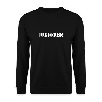 Panneau de l’aéroport de Lunebourg - Sweat-shirt Unisexe - noir - Devant - Alina (178cm) & Michal (187cm)