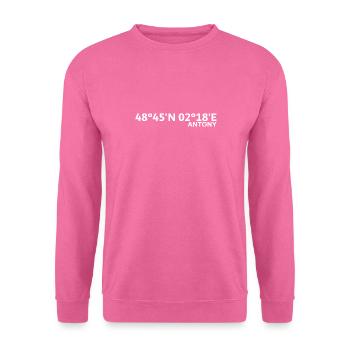 Antony Koordinaten - Unisex Pullover - Pink - Vorne