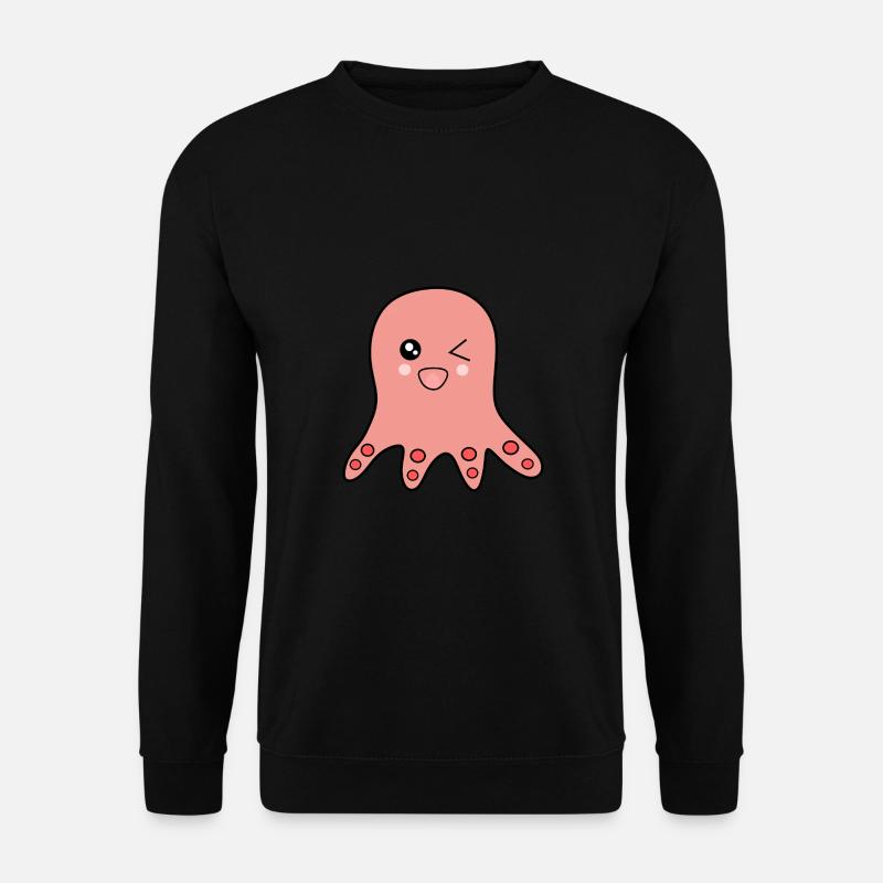 Octopus marine animals - Unisex Sweatshirt - black