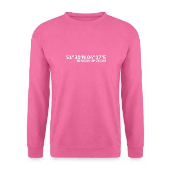 Bergen op Zoom Coordonnées - Sweat-shirt Unisexe - rose - Devant
